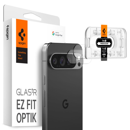 Spigen Spigen Camera Lens Screen Protector [GlasTR EZ Fit Optik] Designed for Google Pixel 9 Pro [Case Friendly] - 2 Pack