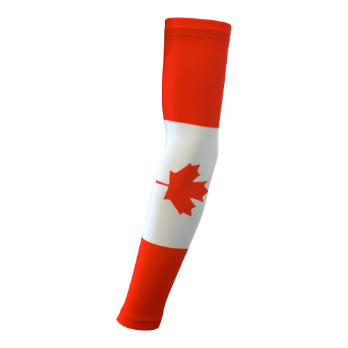 SportsFarm NEW! - Canada Flag Compression Arm Sleeve (Medium)
