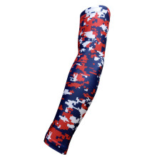 Sportsfarm neu! Navy Blue rot wei digitaler Camo Armrmel - Feuchtigkeitsdochtkompression (Jugendmedium)