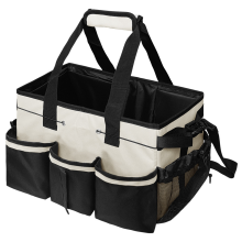Organizador de limpeza com bolso multifuncional na alça de ombro