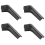 RV Gutter Spouts, RV Rain Gutter Downspout with Extensions, Black 2