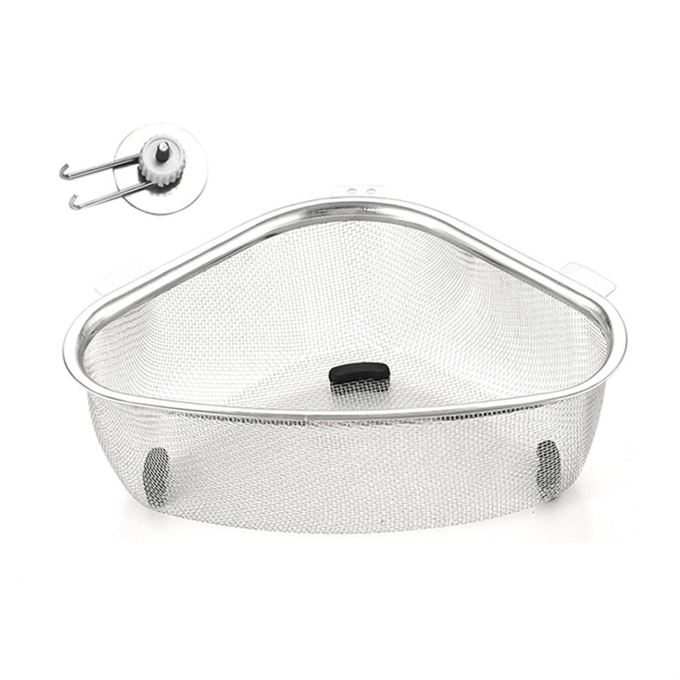 Triangle Sink Drain Fruit and Vegetable Storage Drain Rack Basket B-image-OPC-PJYZHKZ-NEW