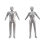 Female Full Body Inflatable Mannequin Model Dummy Torso Tailor 1