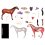 Animal Organ Anatomy Model 4D Horse Intelligence Assembling Toy 2