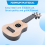 μπεζ παιδικό κλασικό παιχνίδι κιθάρας ukulele για παιδιά μικρής ηλικίας 5