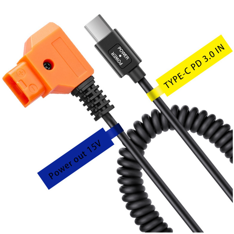 15V Pd3.0 Usb Type-C Male To 15V D-Tap Male Connector Power Cable 4851848776345