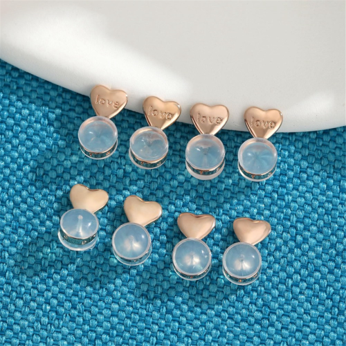 8PCS Earring Backs for -Ears,Rose Gold 1