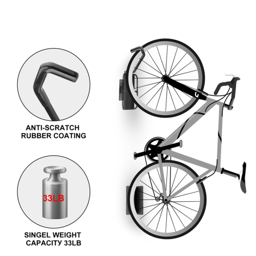 1 support mural pivotant pour vélo 1