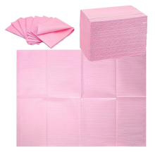 125PCS Disposable Nail Art Table Towels Mat 13 X 17inch pink