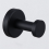 2pcs Hooks for Shower Bathroom Kitchen Glass Door Mirror Black 7