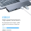 Σταθμός σύνδεσης USB C με διαχωριστή γρήγορης φόρτισης 5