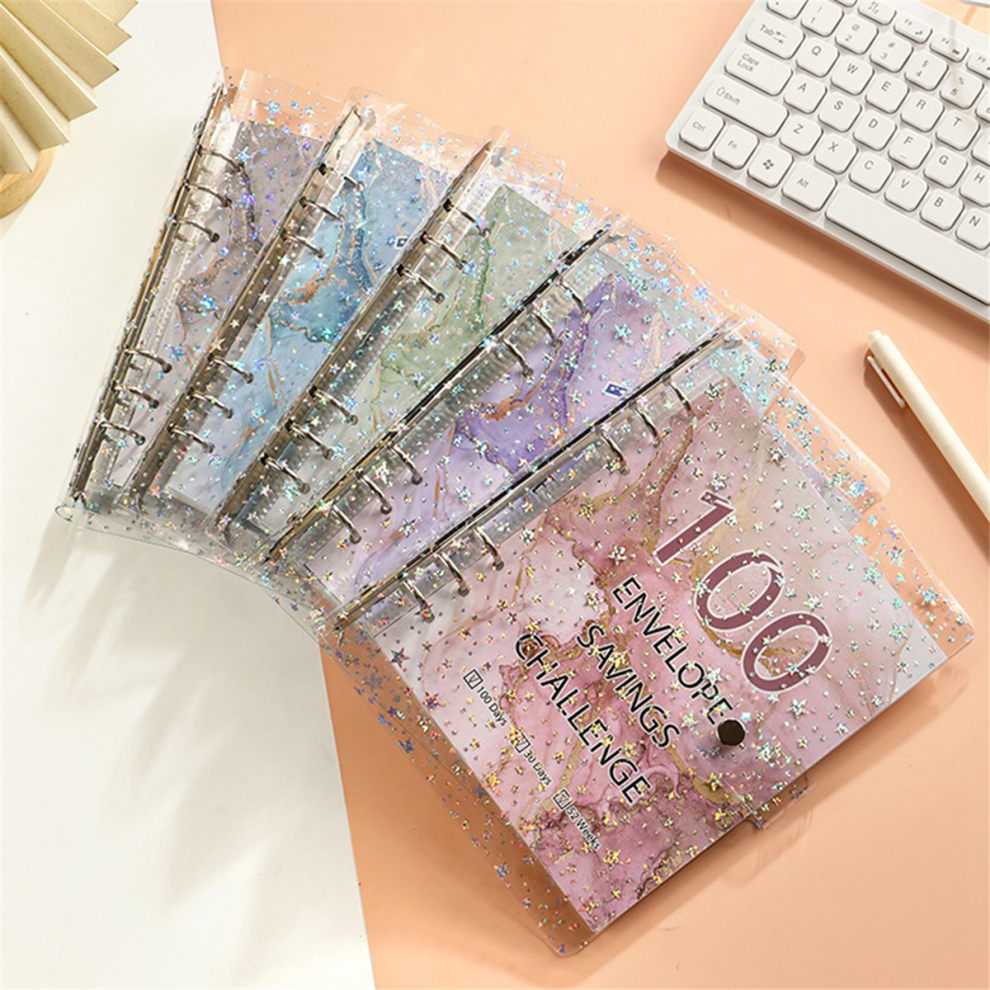 100 Envelope Challenge Binder Savings Binder for Save 5050 Pink-image-OPC-PJYXQM2-NEW