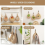 3 Pack Woven Produce Holder Vegetable Hanging Basket A 5