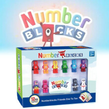 Numberblocks Action Figures Model Building Blocks Toy Diy Educational Kids Gift