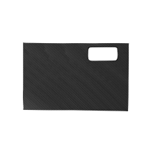 Adesivo de couro para painel de acabamento de porta-luvas de carro