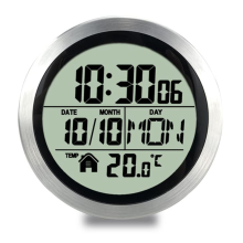 Digital Shower Clock Waterproof, Bathroom Timer Clock, Digital