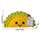 Κούκλα Crochet Μικρή Κούκλα Crochet Mini Taco Crochet Doll 2