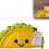 Κούκλα Crochet Μικρή Κούκλα Crochet Mini Taco Crochet Doll 6