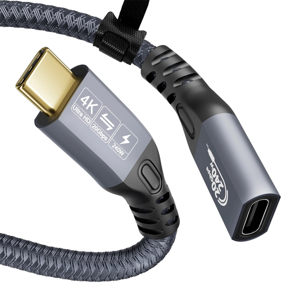 Usb Extension Cable 4K Cable Type-C Male To Female Extension 1M 4854207202820