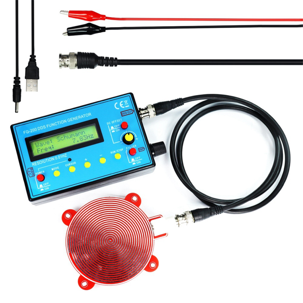 Fg-200 Dds Function Signal Generator Frequency Counter 0.01Hz -500Khz 4854207218852