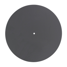 Acryl draaitafelmat voor 12 inch platenspeler zwart