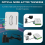 CATV-System ONU FTTH Optischer WDM-Empfänger Optischer SC/(B) EU-STECKER 7