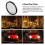 Conjunto de filtros com 7 clipes para celular com rosca de 67 mm 7