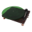 Acrylic Turntable Mat for 12 Inch Record Player green 6
