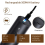 USB oplaadbare pepermolen, elektrische pepermolen wit 3