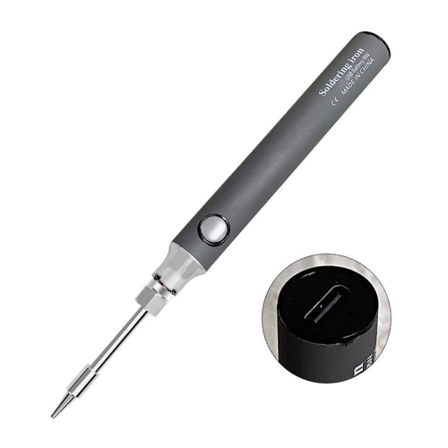 5V Fast Charging Lithium Built-in Wireless Soldering Iron Set White 1
