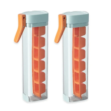 2PCS Einhand-Press-Eisgitter,C