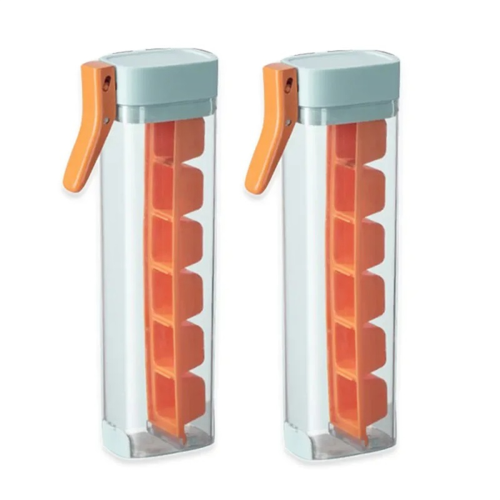 2PCS Einhand-Press-Eisgitter,C