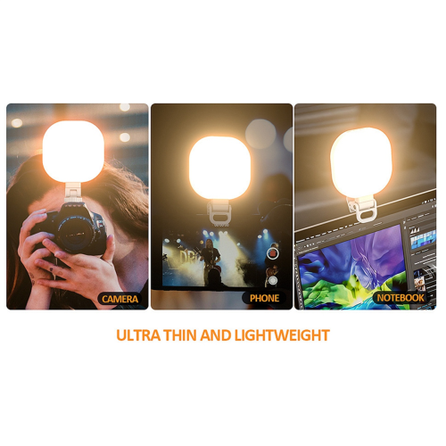142 LED δαχτυλίδι φωτισμού selfie, επαναφορτιζόμενο φως selfie, κλιπ βίντεο 2