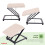 Oypla Oypla Adjustable Folding Cushion Padded Footstool Foot Leg Rest 5