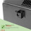 Oypla Oypla 2000W Black Glass Free Standing/Wall Mounted Electric Panel Convector Heater 5