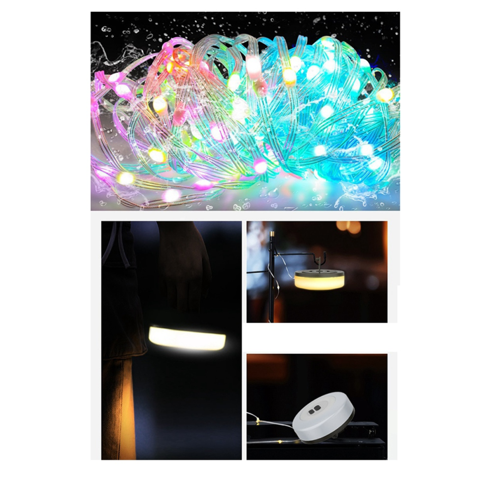 Light/Green Led Portable Camping Lamps Camping S String Tape