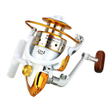 BX6000 Carretel de pesca com roda de metal e balancim BX
