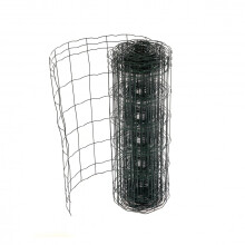 Oypla 0.6m x 10m Green PVC Coated Galvanised Steel Wire Mesh Stock Fencing Garden Euro Fence