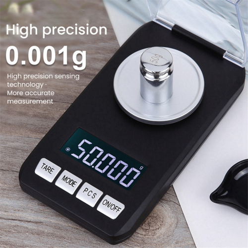 Black 50g Mini Portable Electronic Scale 0.001g High Bag 1