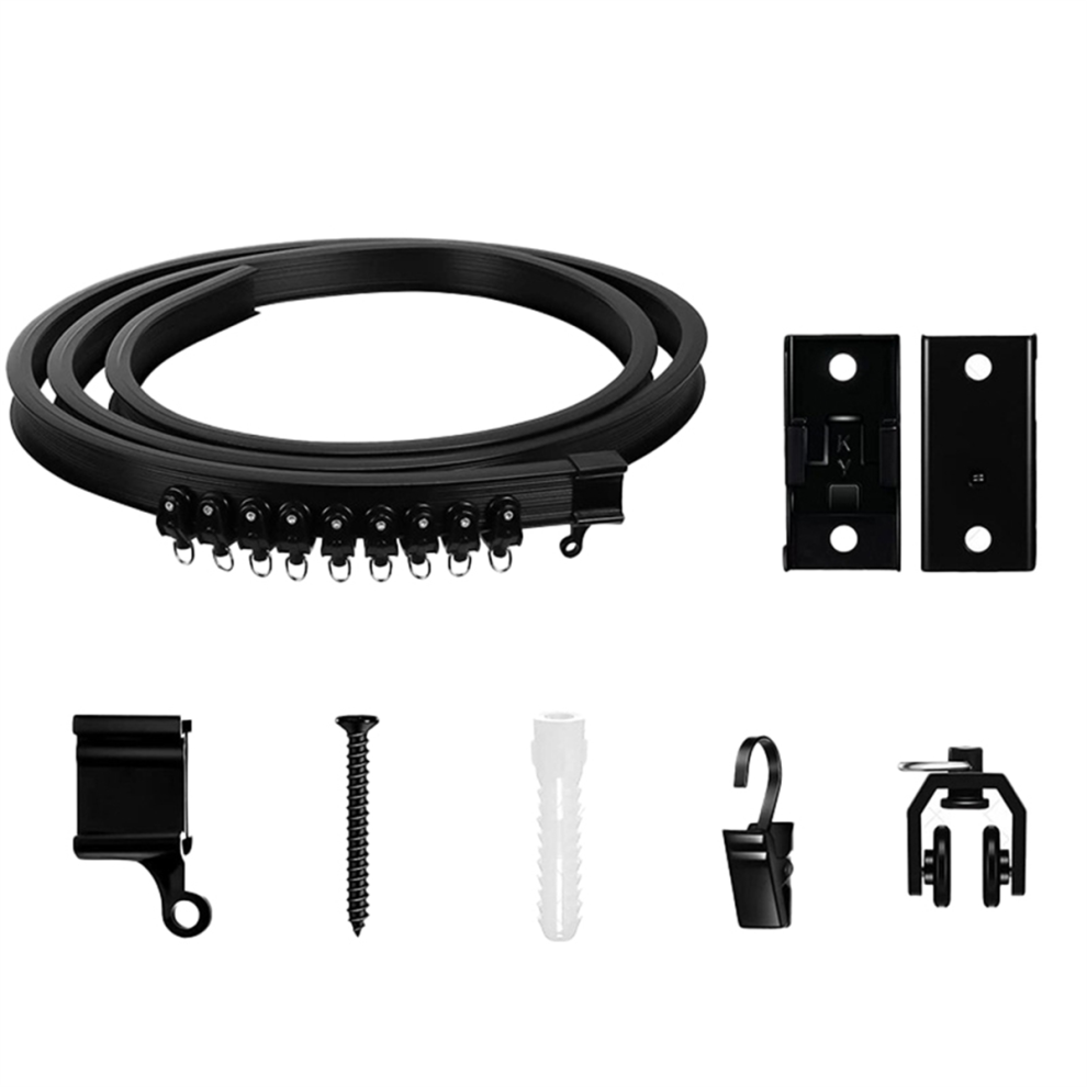 Flexible Bendable Curtain Track, Ceiling Wall Mounted 2Meter-image-OPC-PJYY8TX-NEW