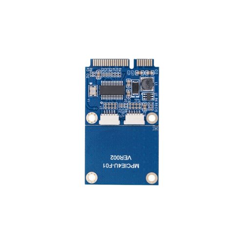 Placa de expansão PCI-E MINI PCI-E para placa adaptadora USB 2.0 de porta dupla 1