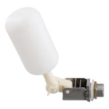 Válvula de flutuação de 1/2 polegada, válvula de latão com válvula de esfera de flutuação de água de plástico