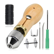 Leather Sewing Awl Stitching Leather Craft Awl with Needles