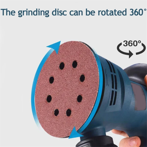 EU Plug,300W Electric Eccentric Sander,6 Gears Speed Adjustment 2