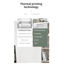 A4 thermische printer Bluetooth Pocket fotodocumentprinter