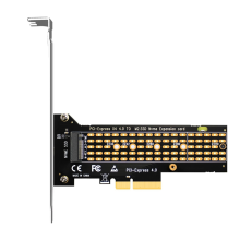 Adaptador M.2 NVMe para PCIe 4.0 X4, suporte a velocidade máxima PCIe 4.0/3.0 X4