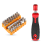 1/4Inch Screwdriver Bit Handle Multi-function Screwdriver Set (Red) 1