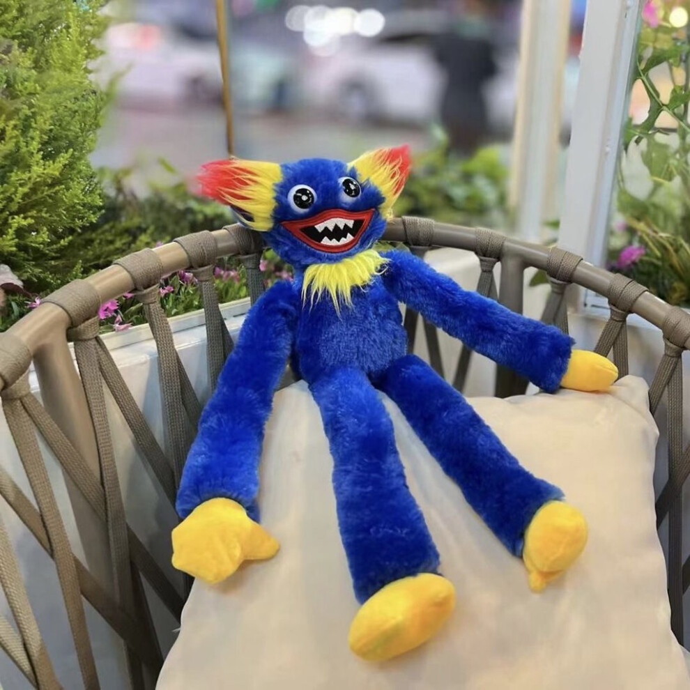 (Blue) Wuggy Rainbow Huggy Ears Plush Toy Poppy Playtime Game Doll Great Gifts Plushie-image-OPC-PJZ25YP-NEW