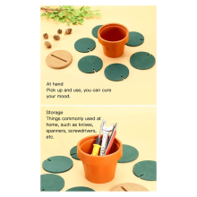 Cactus σουβέρ θερμομόνωσης DIY οικιακά επιτραπέζια σκεύη θήκη για φλιτζάνι καφέ