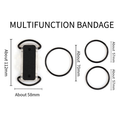 Suporte multifuncional para celular com placa e alça rosa 2